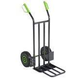 Standers Rigid Handtruck with Extended Base and Inflated Wheels 300kg